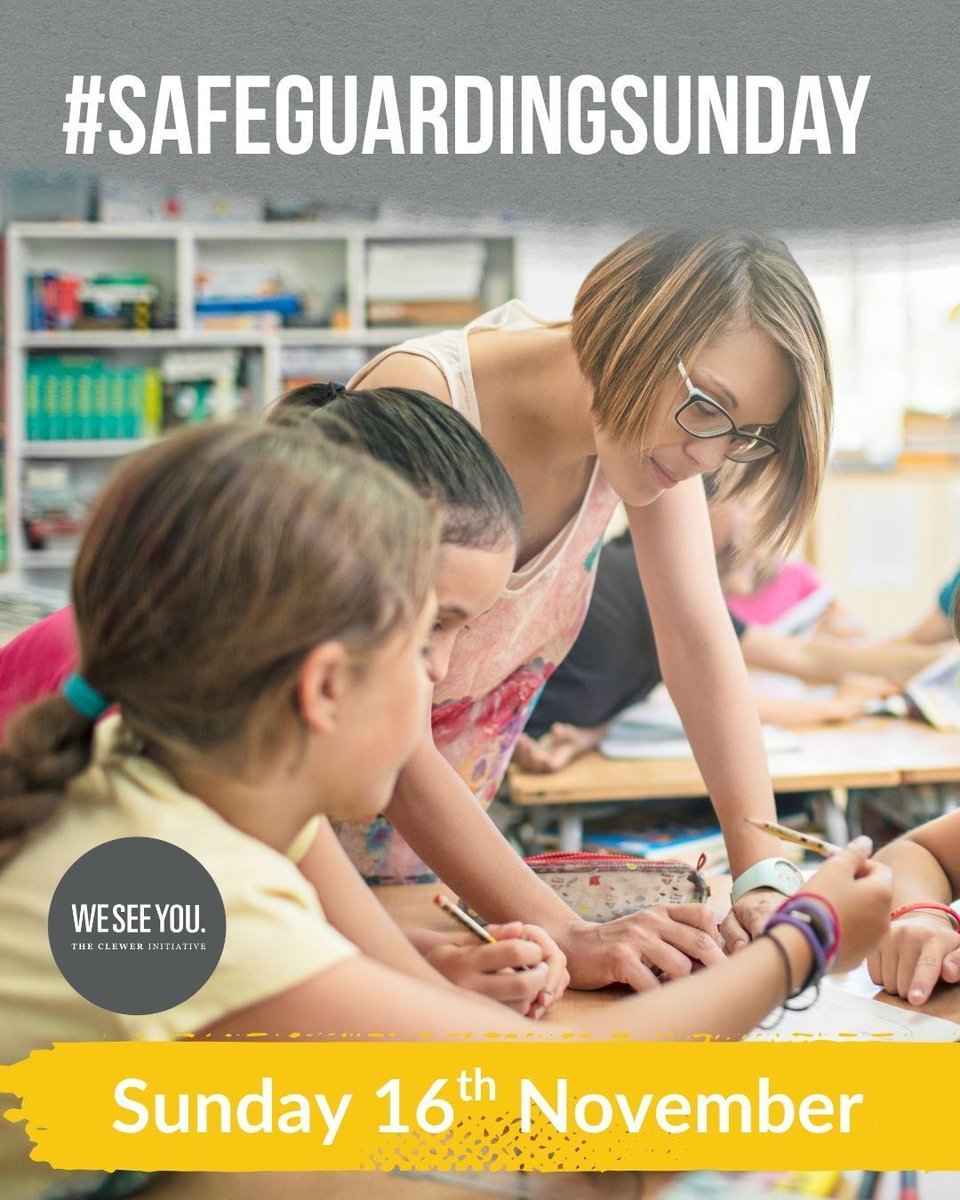 Today is #SafeguardingSunday – a national awareness-raising campaign led by <a href="/thirtyoneeight/">Thirtyone:eight</a>

We are passionate about #Safeguarding and encouraging churches and communities to keep strong safeguarding practices and policies at the heart of all they do. 

#WeSeeYou