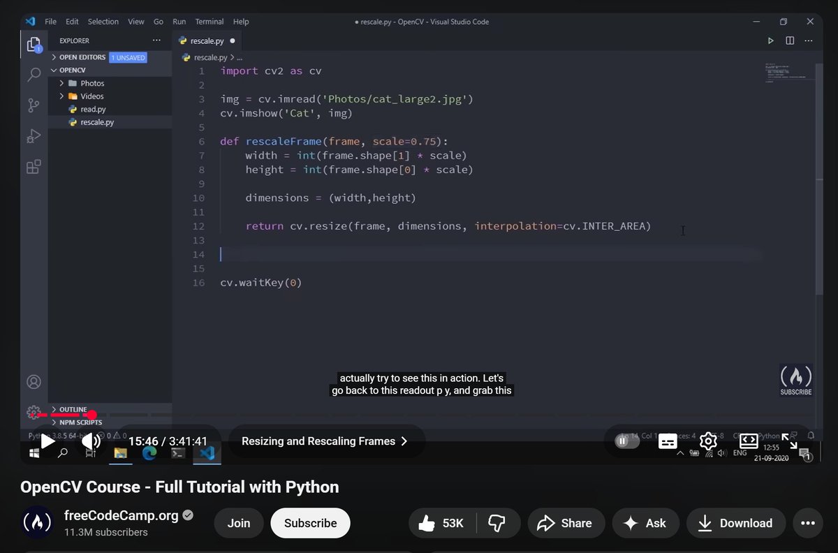 adarsh_4957's tweet image. Learning Opencv with this tutorial : youtube.com/watch?v=oXlwWb…
#opencv #LearnInPublic