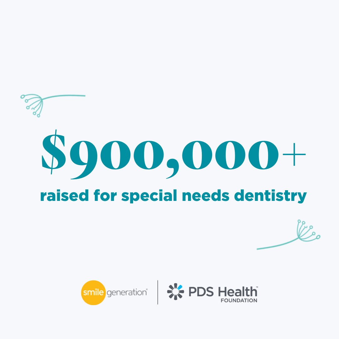Now that’s a difference worth smiling about! Thanks to your generosity, more than $900,000 was raised during the Smile for Special Needs campaign in partnership with the PDS Health Foundation.

Your donations will help expand access to care, fund advanced clinical training, and