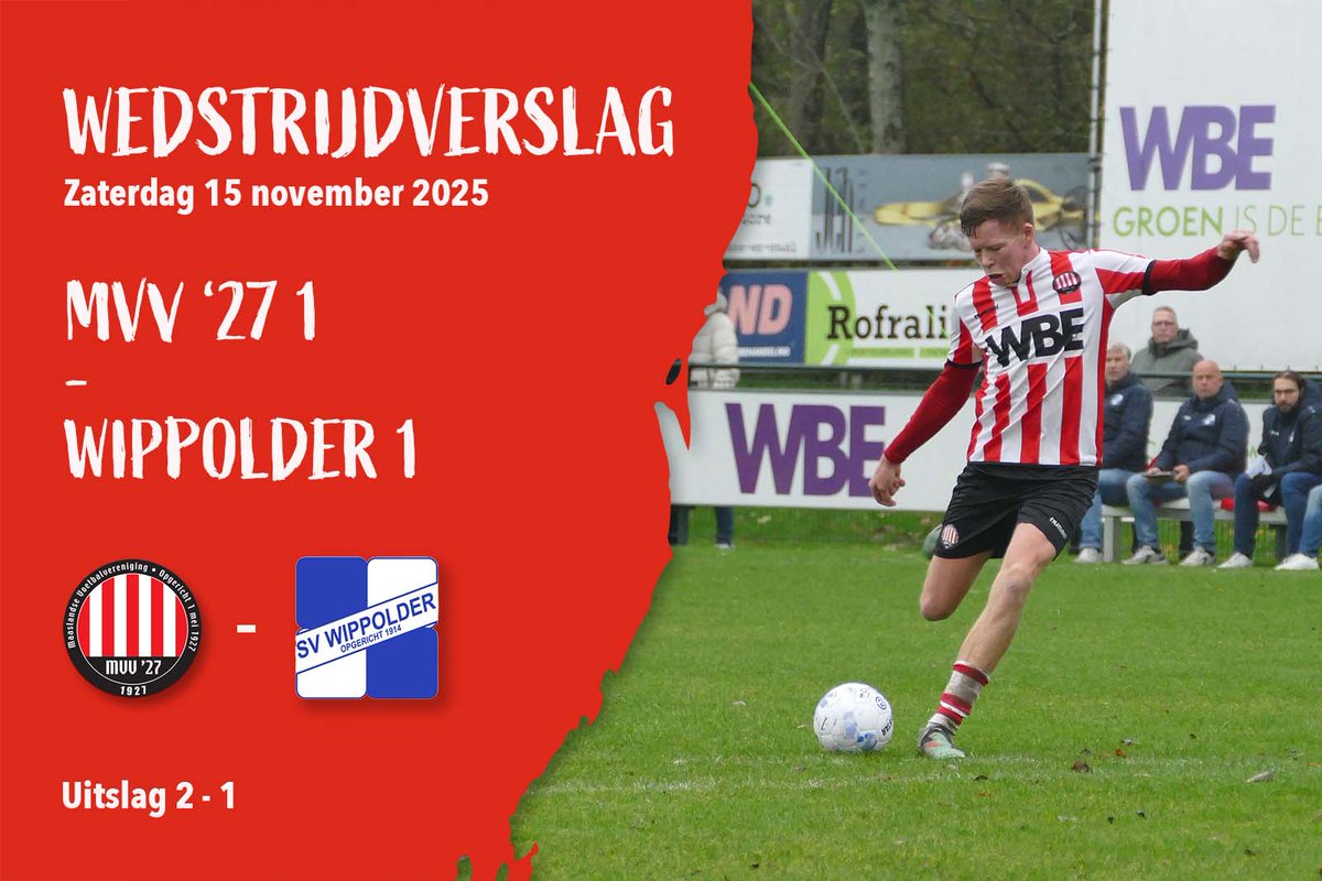 MVV ‘27 pakt weer eens de winst mvv27.nl/2025/11/16/mvv…