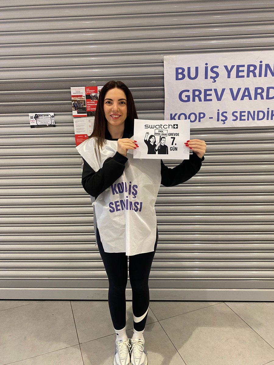 GREVDE 7. GÜN
Nöbetteyiz!
Bıkmak yok, yorulmak yok, usanmak asla yok!
Bu mücadele emeğin onuru, alın terinin adaletidir.

Birlikte durdukça güçlüyüz.
Haklarımızı alana kadar buradayız! ✊🔥
#SwatchGroupÇalışanlarıGrevde 

<a href="/alemdareyup/">Eyüp Alemdar</a> 
<a href="/metinguney10/">Metin Güney</a> 
<a href="/uniglobalunion/">UNI Global Union</a>