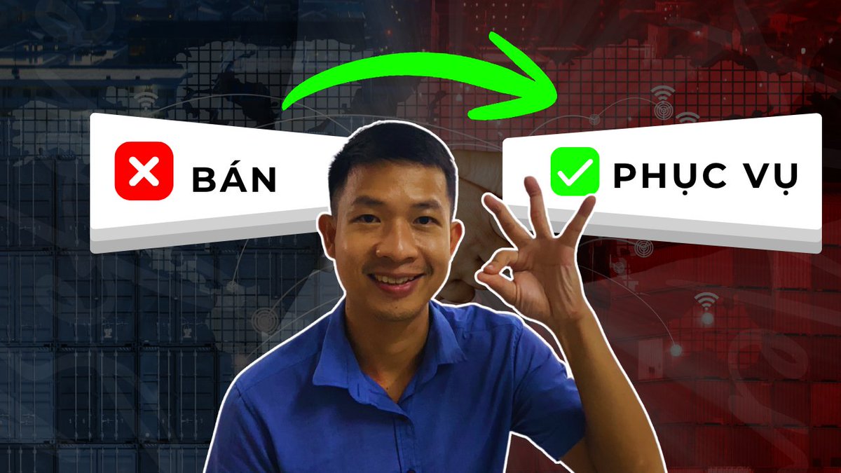 vixnk2023's tweet image. Tại Sao Đơn Hàng Xuất Khẩu Ít? Vì Bạn Đang BÁN Thay Vì PHỤC VỤ youtu.be/eCCd9HuBY-8?si…