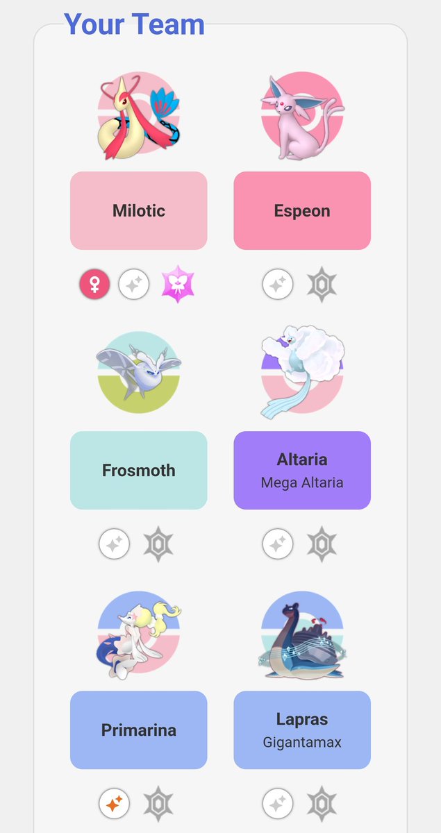 포켓몬 엔트리 짤 수 있는 사이트 찾았다

몬스터볼 위아래로 타입 표시하고 이로치, 메진, 다맥, 테라스탈 까지 있어

>>>무엇보다 깔끔하고 이쁨<<<
richi3f.github.io/pokemon-team-p…