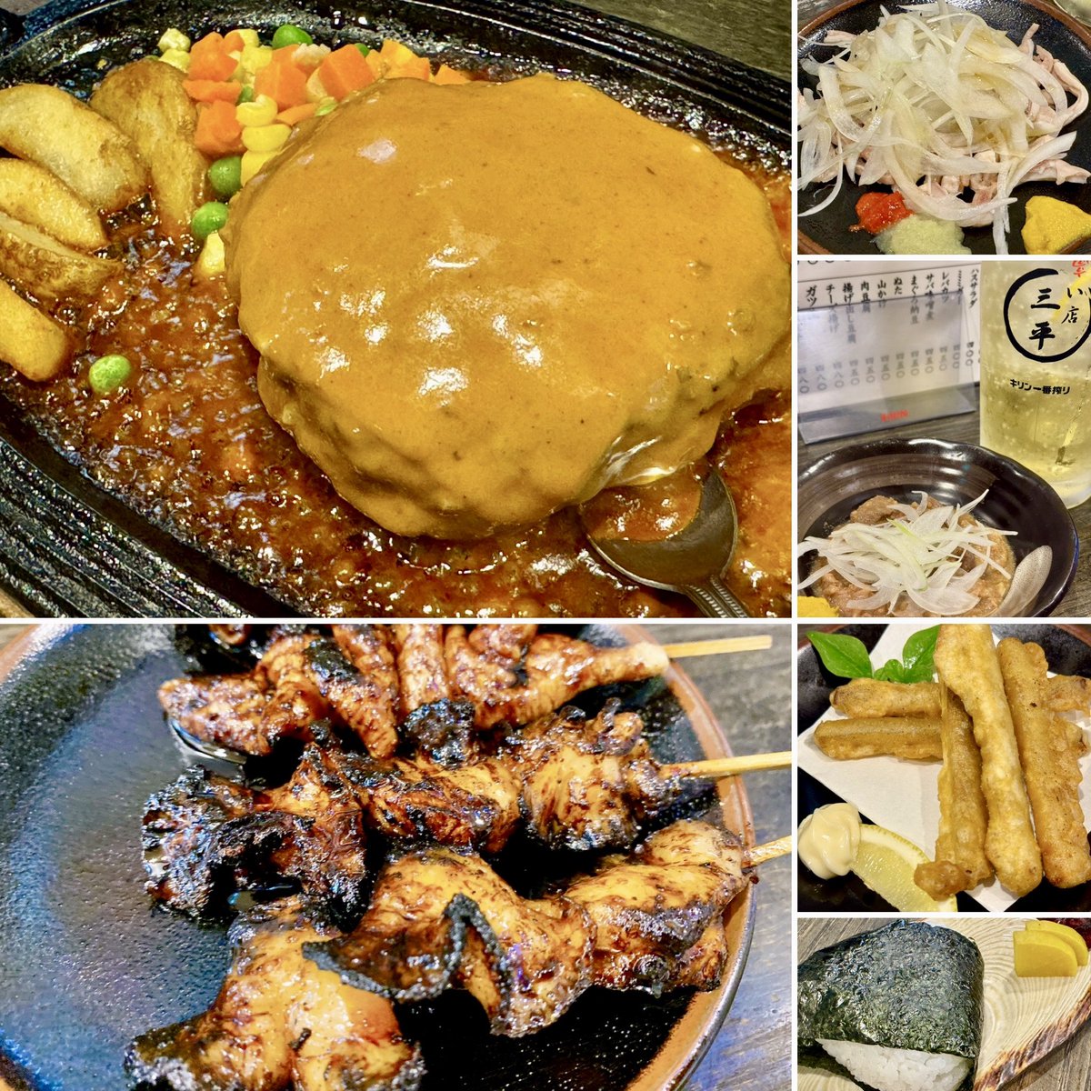 大衆酒場三平🏮京成小岩🟡
孤高🍂ボッチ呑み🏴‍☠️

✰特製ハンバーグ🍖
ココでしか食べれないオリジナリティ🏆
〜スプーン🥄で飲める熱々の芸術🧡〜
超ボリューム満点💯オンザチーズ🧀

溢れる泡泡🫧
キンキン🧊名物✨焼酎ハイボール🥃

〆明太子おにぎり🍙心地良い🫧
下町✨高⬇️い店🥇溺愛ノスタルジー🌟