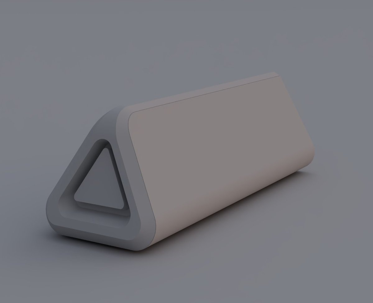 Devices are quite fun to model. Bluetooth speaker, no materials, just clay.