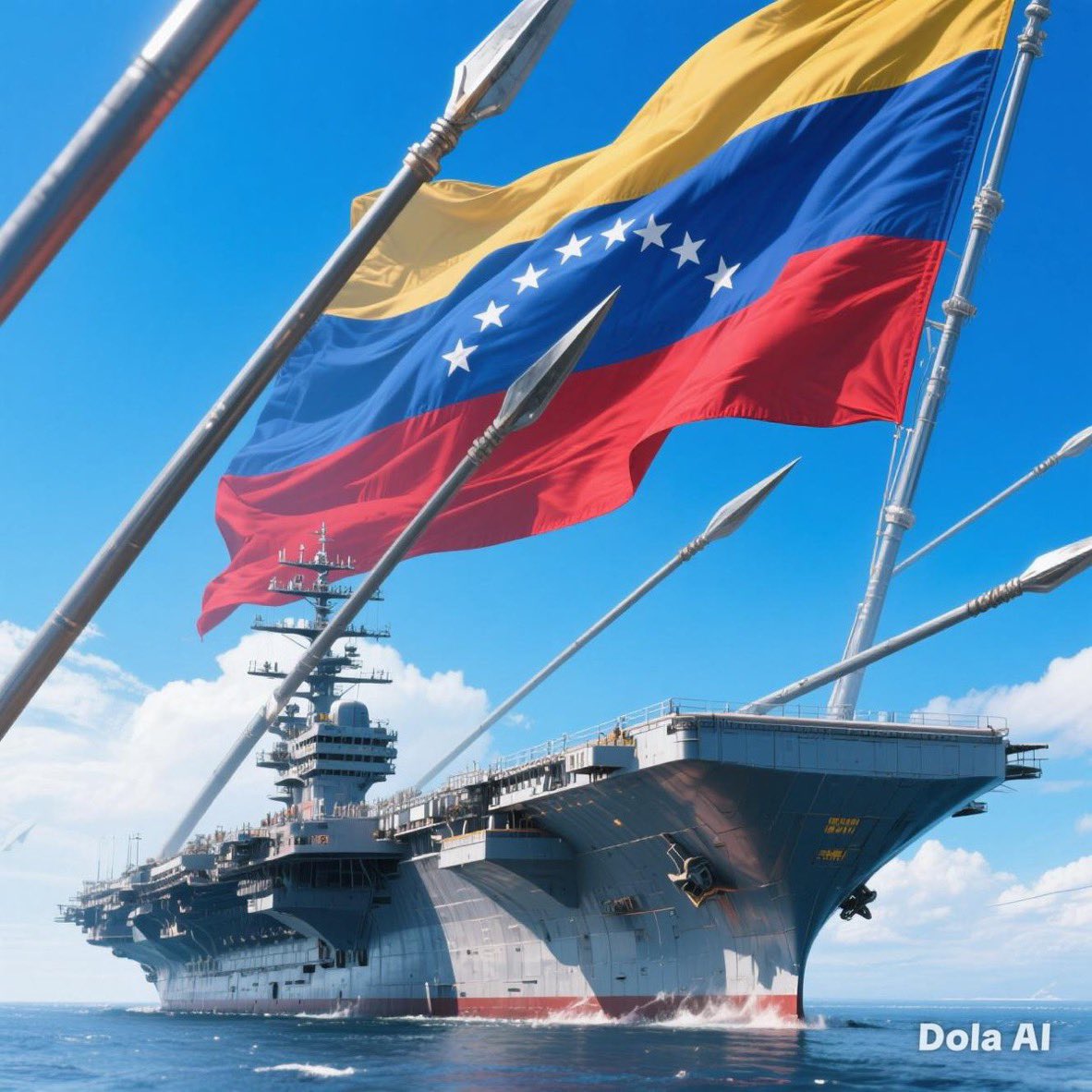 ¡QUE VIVA LA LIBERTAD DE VENEZUELA!
¡ABAJO EL TIRANO!   ¡GRACIAS DONALD TRUMP!
¡WELCOME TO VENEZUELA OPERATION SOUTHERN SPEAR!
¡BIENVENIDA A VENEZUELA OPERACIÓN LANZA DEL SUR!
#OperationSouthernSpear 
#OperacionLanzaDelSur