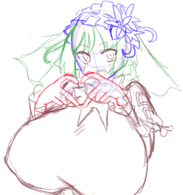 スケブ
普乳キャラに

盛る 