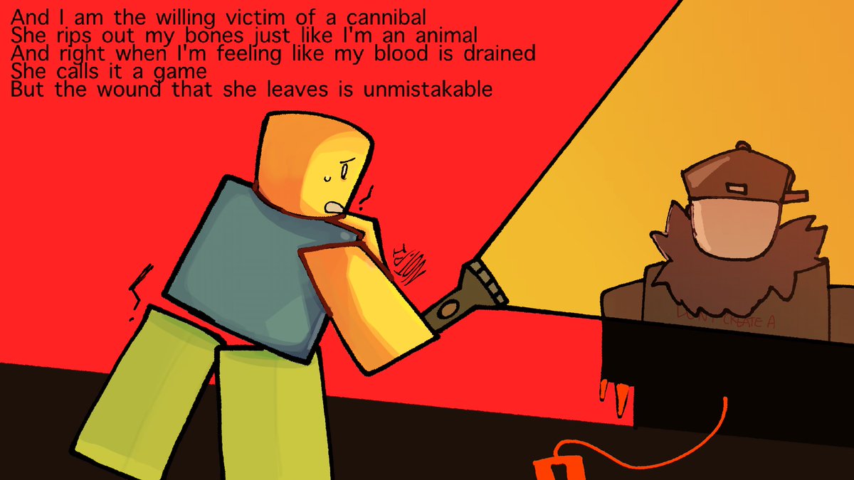 apie_4api's tweet image. She rips out my bones like I’m a animal

very lazy doodle but ok (this is tally hall wow.)
#guestnoob #noobguest #noob #guest #art