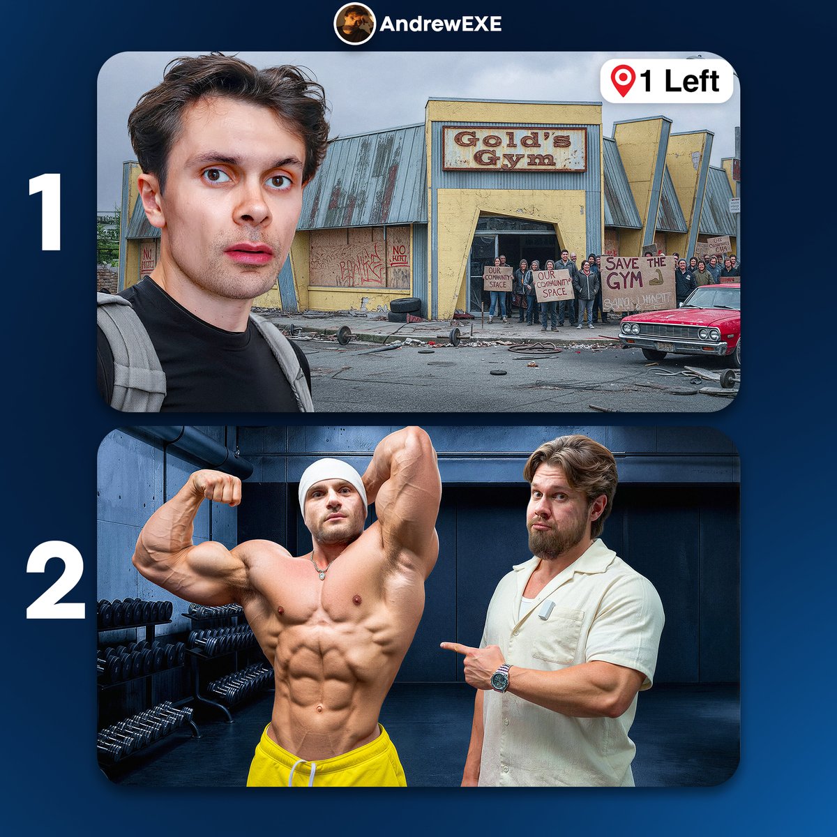 AndrewExe20's tweet image. 🔥 1 or 2? 

Recent my thumbnail

📩 Open for cooperation. Write to me in private.
  
#YouTubeDesign #ThumbnailDesign #Thumbnails