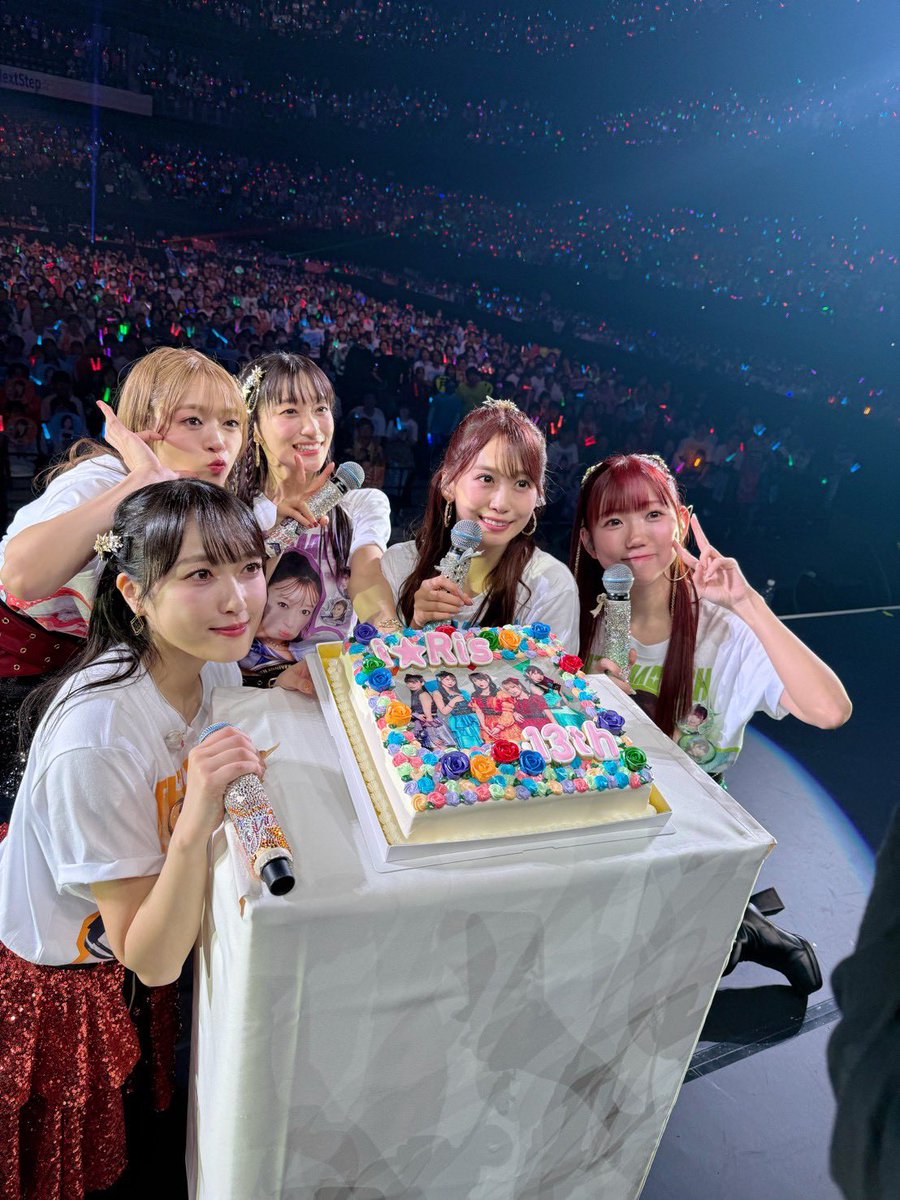 余韻😌 前後左右いっぱいだよ…♡ #i_Risぴあアリーナ対よろ