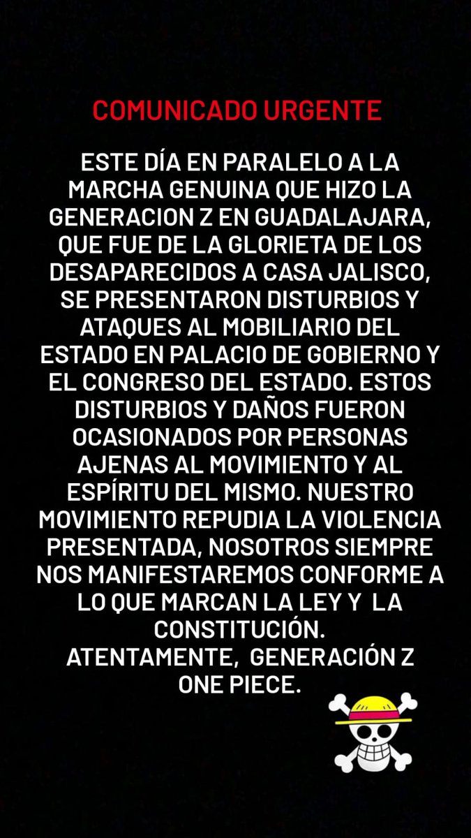 leo_de_la_cerda's tweet photo. Guadalajara a favor de una marcha pacífica. Conscientes de la participación de niños, mujeres y adultos mayores . Reprochamos toda manifestación violenta. https://t.co/CFy8rbockC