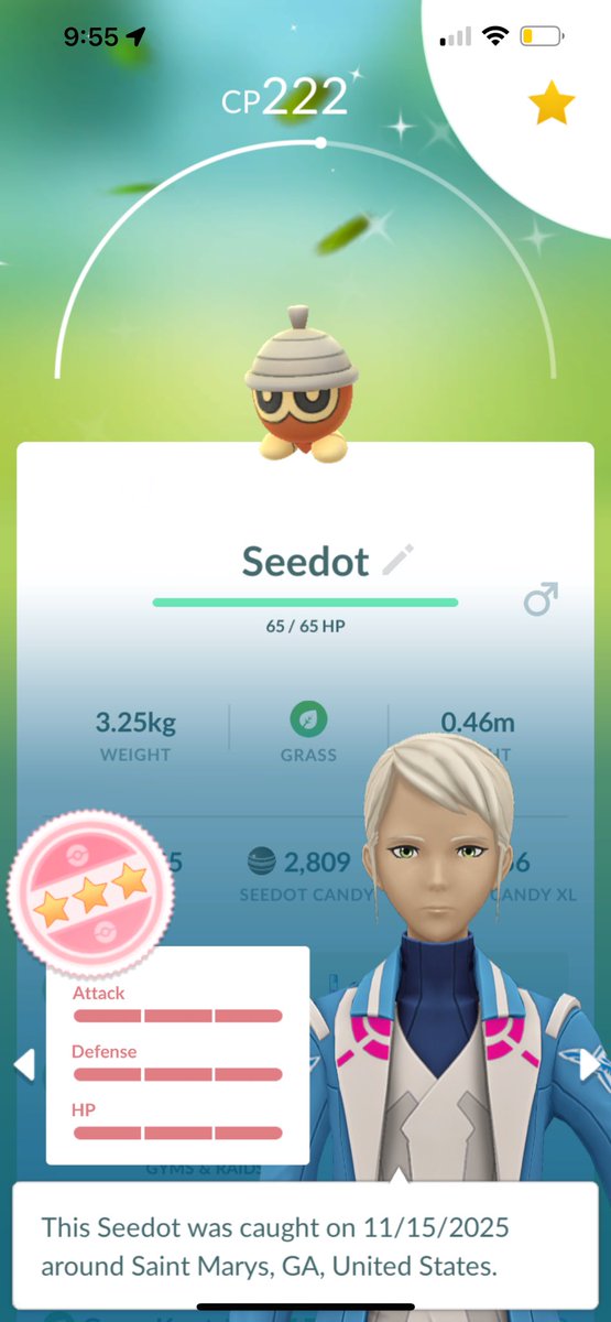 Solid day 1! 

✨ 17 shiny 
💯 5 hundos 

And one Seedot that I used all my shundo luck on I guess 😑😂

Happy grinding! ✨

<a href="/PokemonGoApp/">Pokémon GO</a>
