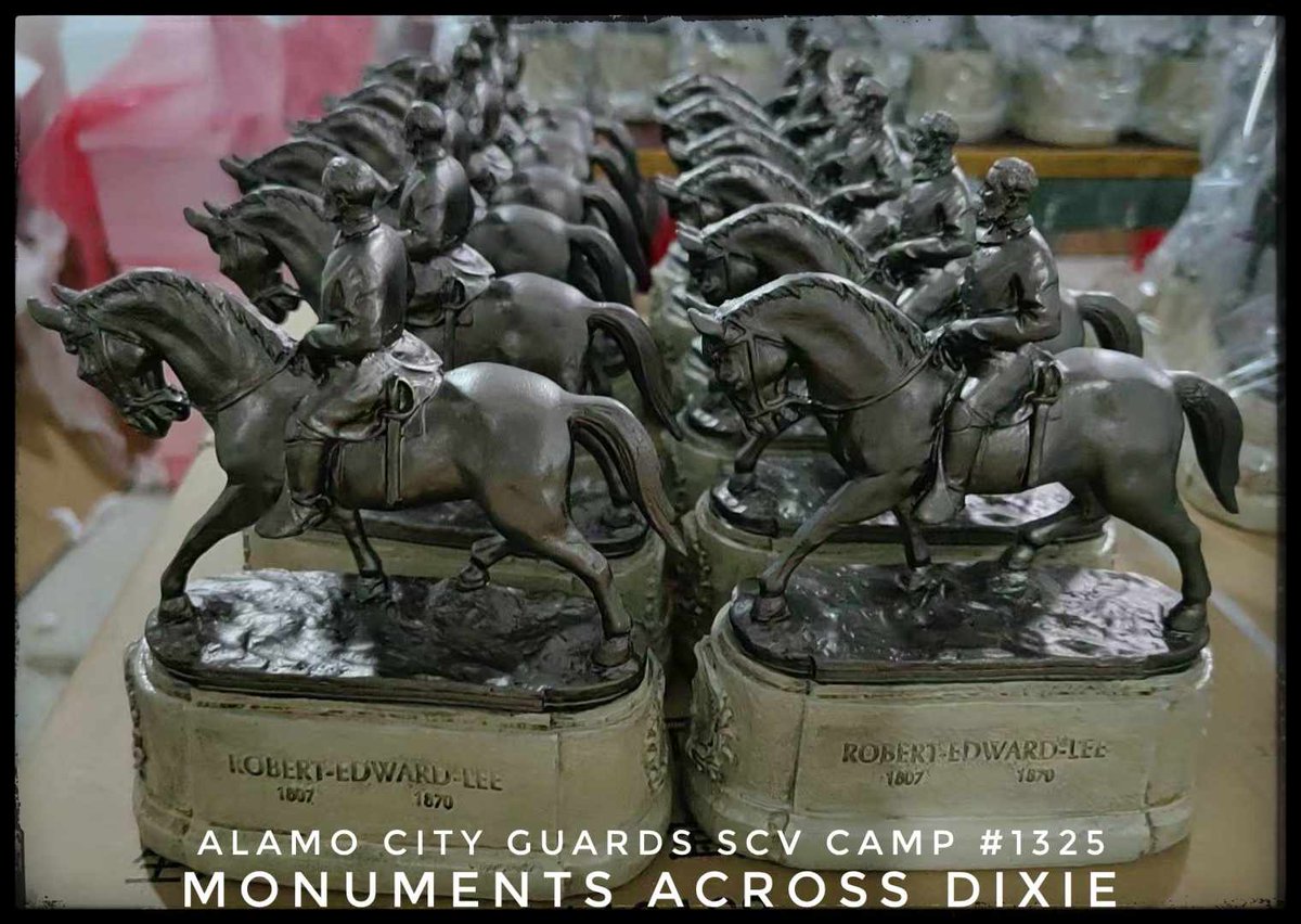 Get A Mini Lee Statue and Entry To The Confederate Heroes Day Dinner 2026 This January When You Donate Recreate The Bronze Lee Statue That Was Melted Down ! 

More info @ link below 👇👇👇👇👇👇👇👇 #ConfederateHeroesDay #ConfederateHeroesDayDinner2026 #CHDD2026