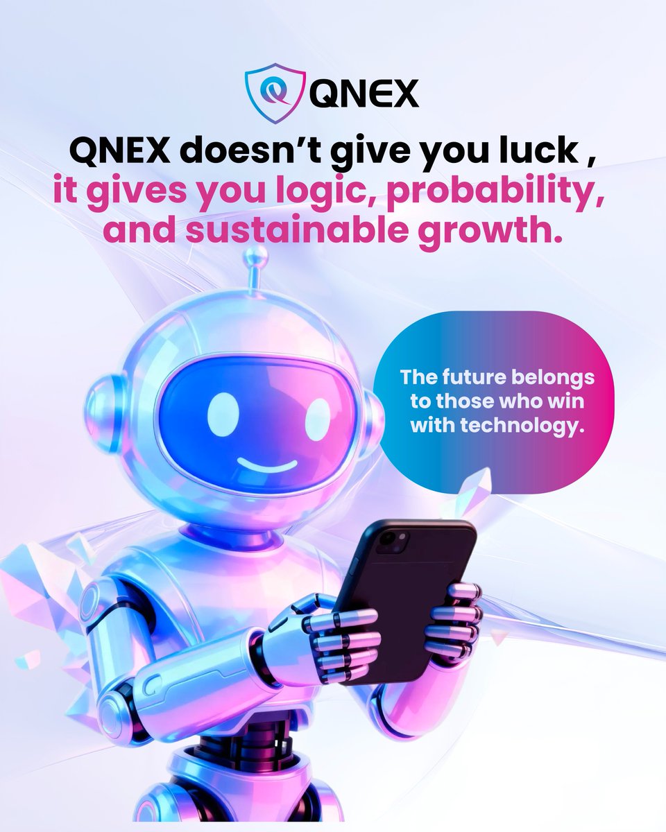 qnex_official's tweet image. QNEX doesn’t give you luck — it gives you logic, probability, and sustainable growth.
The future belongs to those who win with technology.

#QNEX #AIInvestment #LogicDriven #SustainableGrowth #TechAdvantage