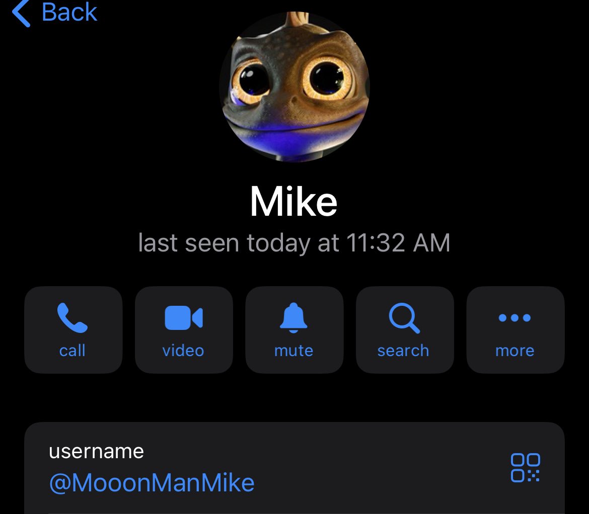 Need to contact @mooonmanmike from telegram. Can someone point me to a Saar of his?