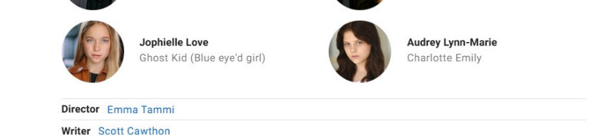 Pro_Dumbo's tweet photo. The IMDB page of FNAF 2 reveals a new role and CONFIRMS Charlotte Emily in the movie! https://t.co/AkhqvYAFO7