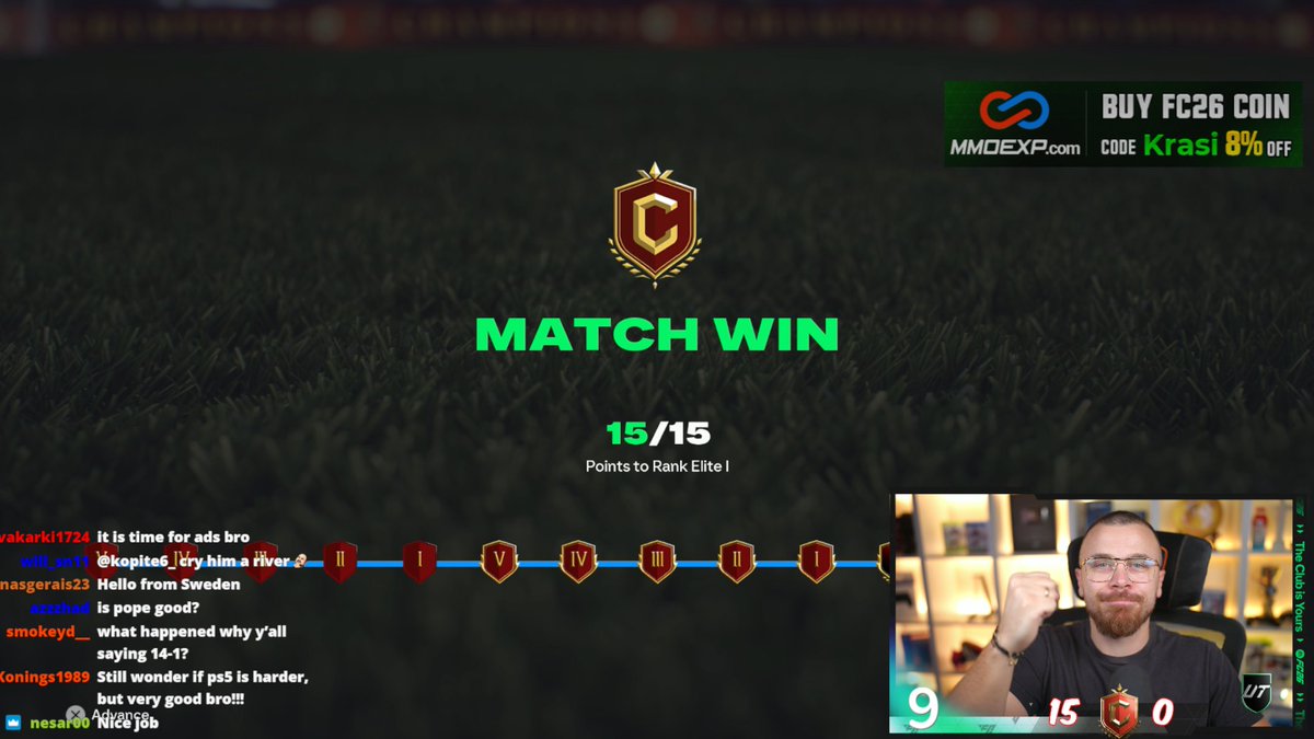 hadest wl so far.. even tho we did it I do not like the latest patches. Even the PC gameplay is affected by the patch mess. The only positive thing is prolly the fact that I haven't played a hacker in a month! GG give me now the worst rewards I'm ready! #fc26