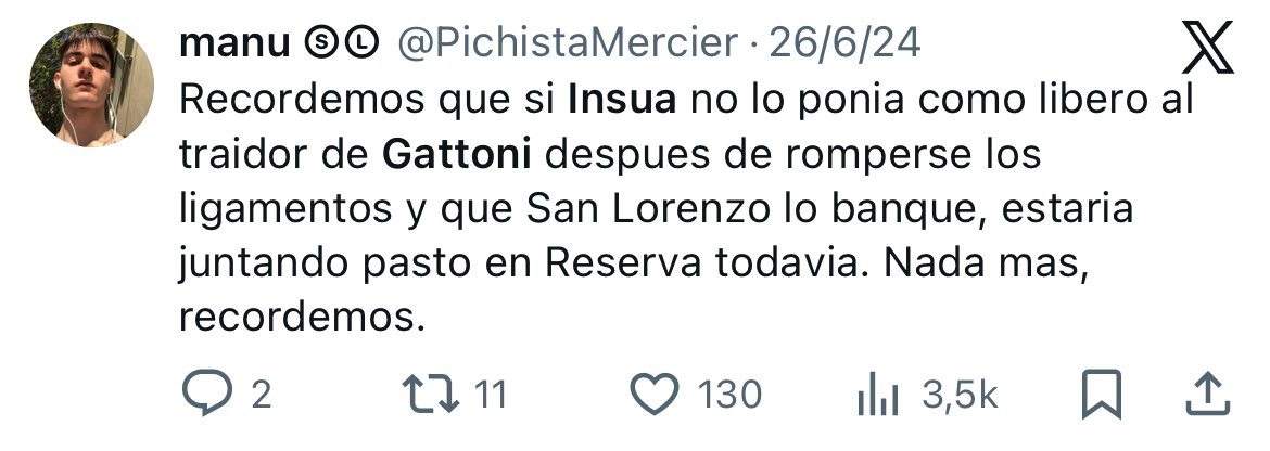 Gattoni asno de mierda.