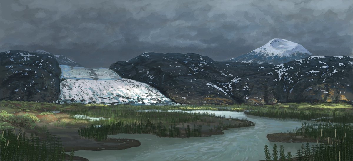 Here the result of the Seaham Formation #paleostream, maybe the most relaxing formation stream we will ever have! This Carboniferous tundra wasn't chosen because of it's fossils, but because of its setting.