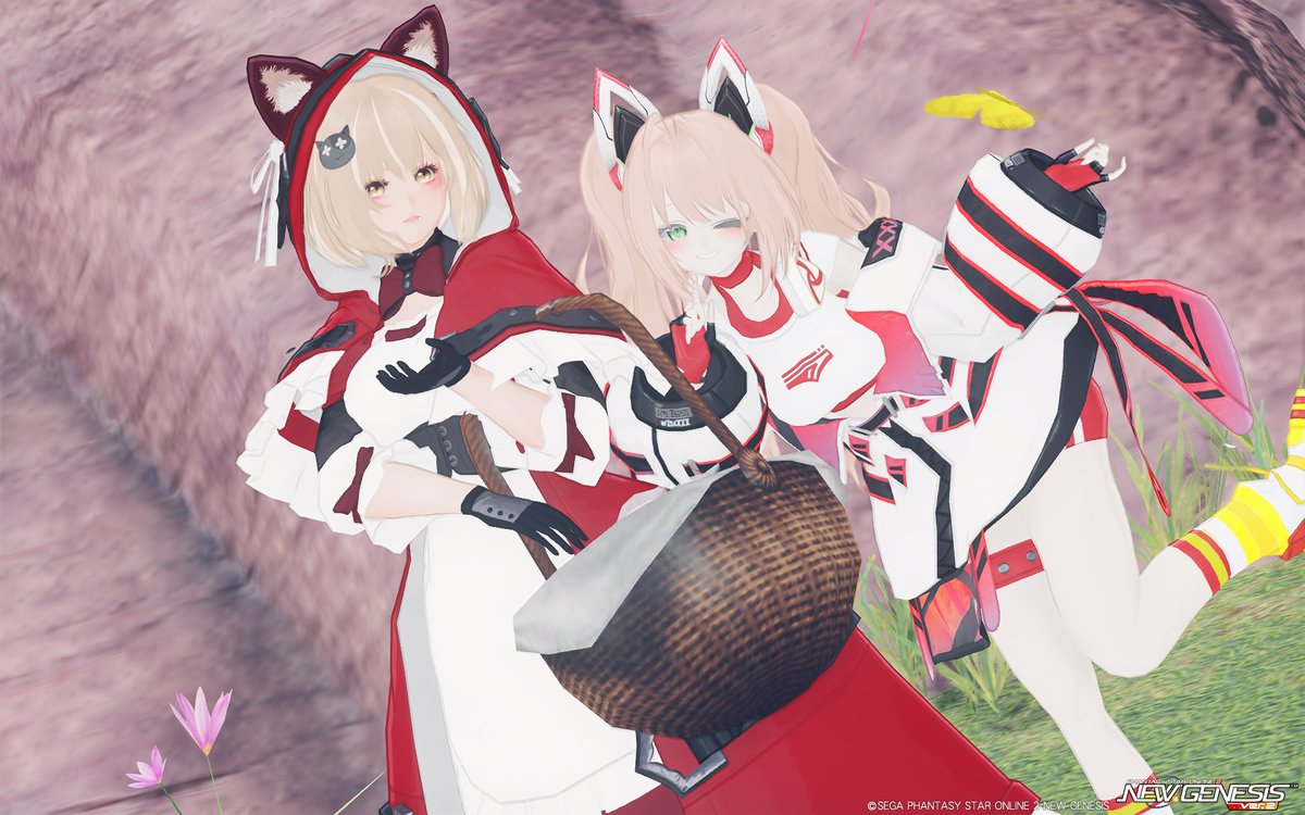 左上：雷図さん(@PunkPantherMDA) 右上：VARETTAさん(@Pso2ngsSaifo