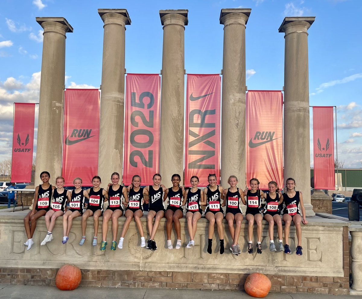 LMSTrackField's tweet image. Lincoln and Liberty teamed up today to compete at the NXR Midwest Middle School Meet!  Girls placed 3rd while boys placed 2nd. Future is bright!!