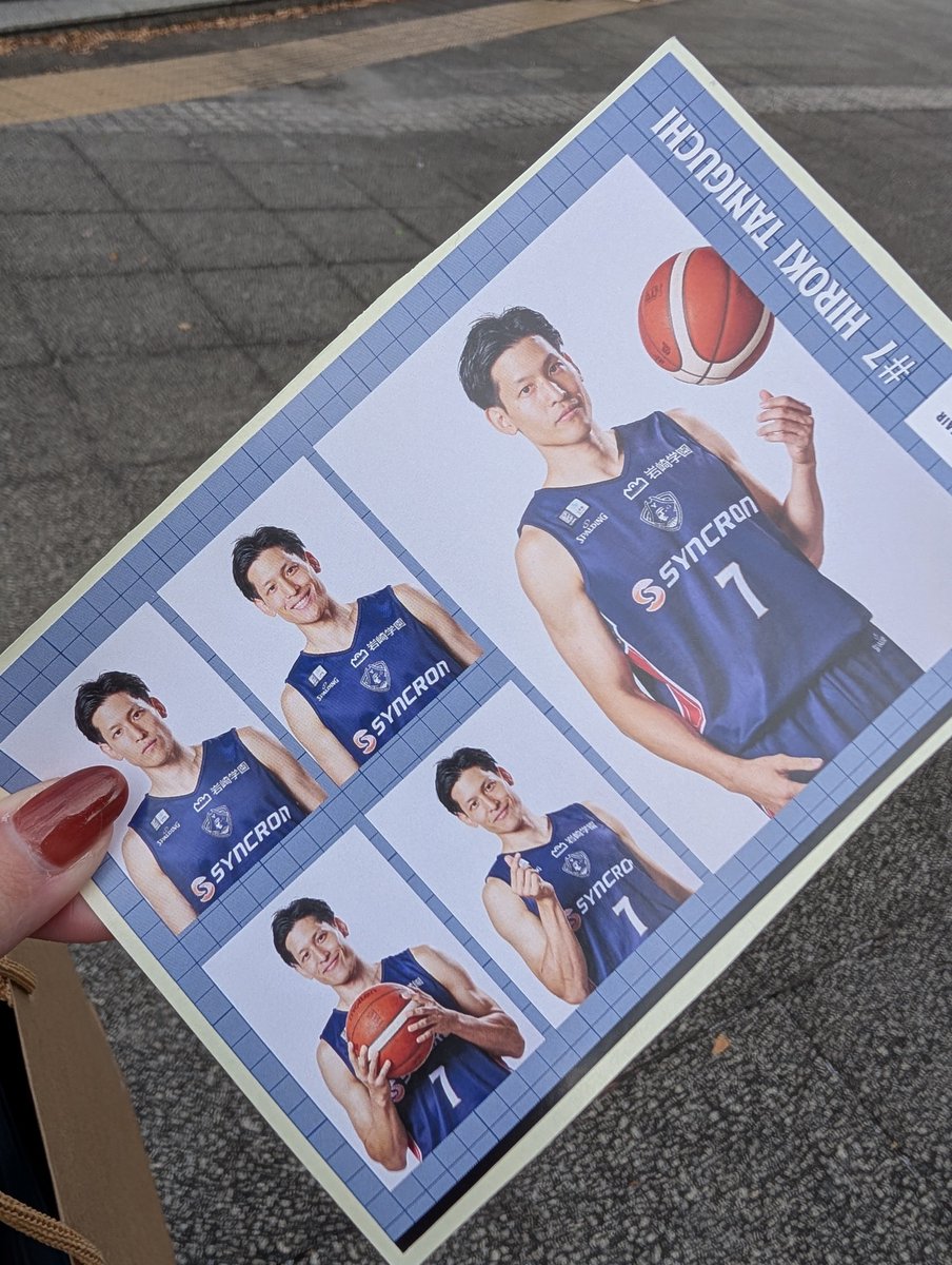 横浜ビー・コルセアーズ 安藤誓哉 証明写真風ステッカー ビーコル 横浜