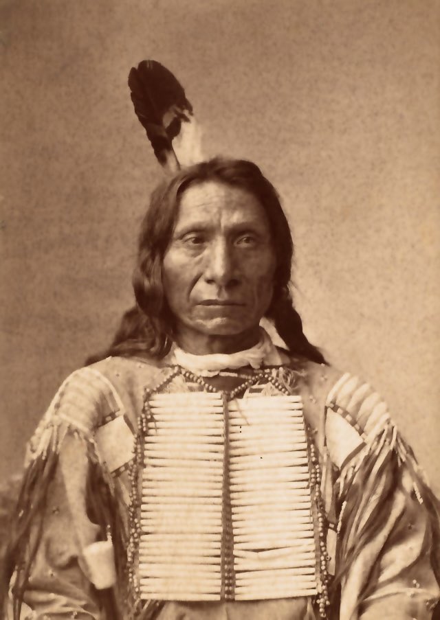 Native3rd's tweet image. “I am poor and naked but I am the chief of a nation. We do not want riches but we do want to train our children right. Riches would do us no good. We could not take them with us to the other world. We do not want riches. We want peace and love.”

~ Red Cloud, Maȟpíya Lúta, Oglala…