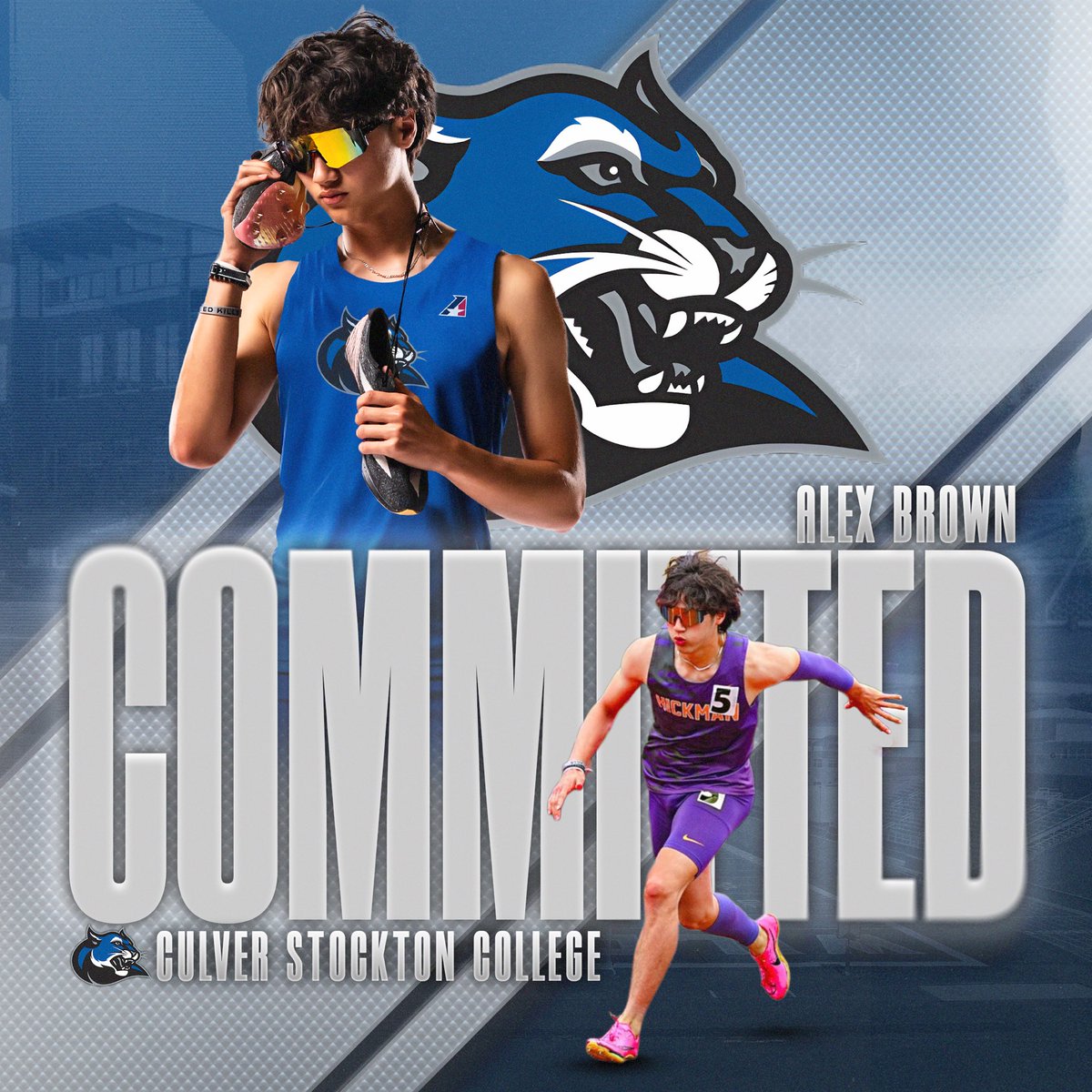 AlexBro45486488's tweet photo. Blessed.

I’m excited to announce my commitment to culver Stockton college to run track!

None of this would be possible without the incredible support from my Parents, Friends, Teammates, Brothers, Coaches. Thank you all for pushing me and believing in me. https://t.co/g3eB1Lam7f