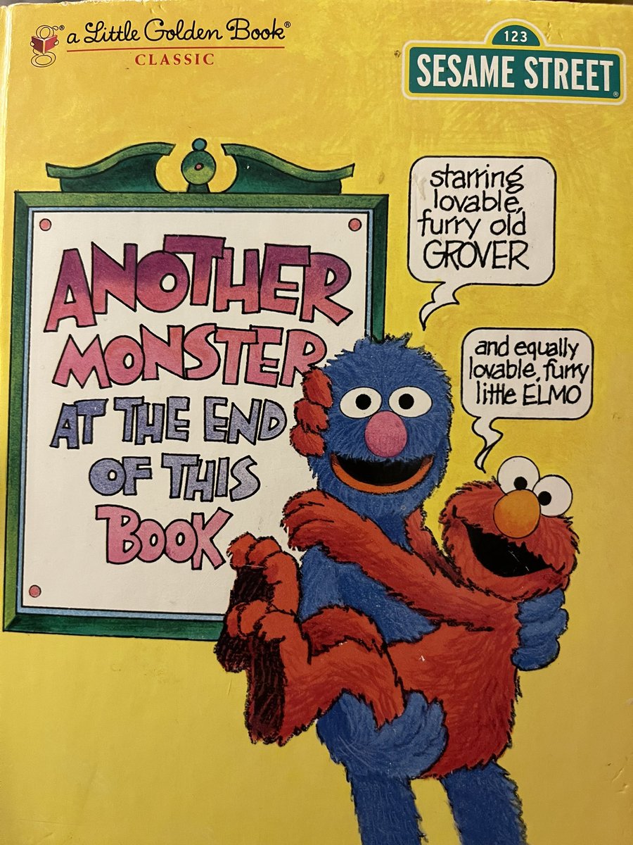 Another monster at the end of this book = the eternal return of the Self. You’ve faced the monster (your shadow) before. You’ll face it again. The joke? You are the monster, and the book is your mind. Turning the page is the soul’s futile (and funny) quest to escape itself.