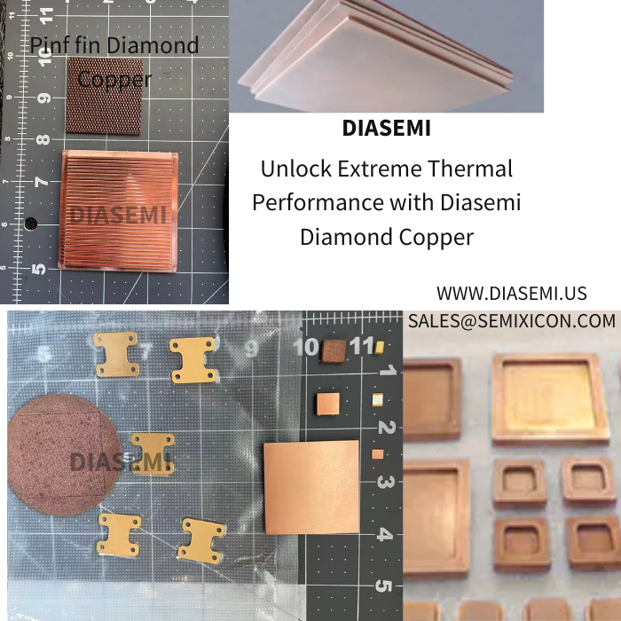 DiamondSemi's tweet photo. DIASEMI: Diamond-Copper Composite Heat Spreader for Thermal Management
https://t.co/uA2KnsvD67
sales@semixicon.com
#DiamondCopperComposite #HeatSpreader #ThermalManagement #HighThermalConductivityTIM #powerElectronics #LaserDiodeCooling #ThermalInterfaceMaterial #HeatSink #TIM https://t.co/Q3ZDapv5uv