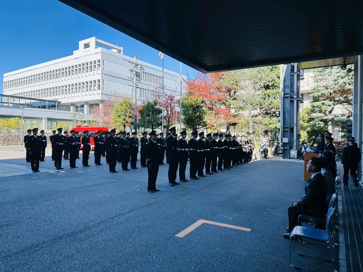 ashiyasisbd's tweet photo. 市長査閲を実施🌟
現地訓練の成果もあり、消防団員の団結さをより発揮することが出来ました☺️ https://t.co/xMHaYdEGwE