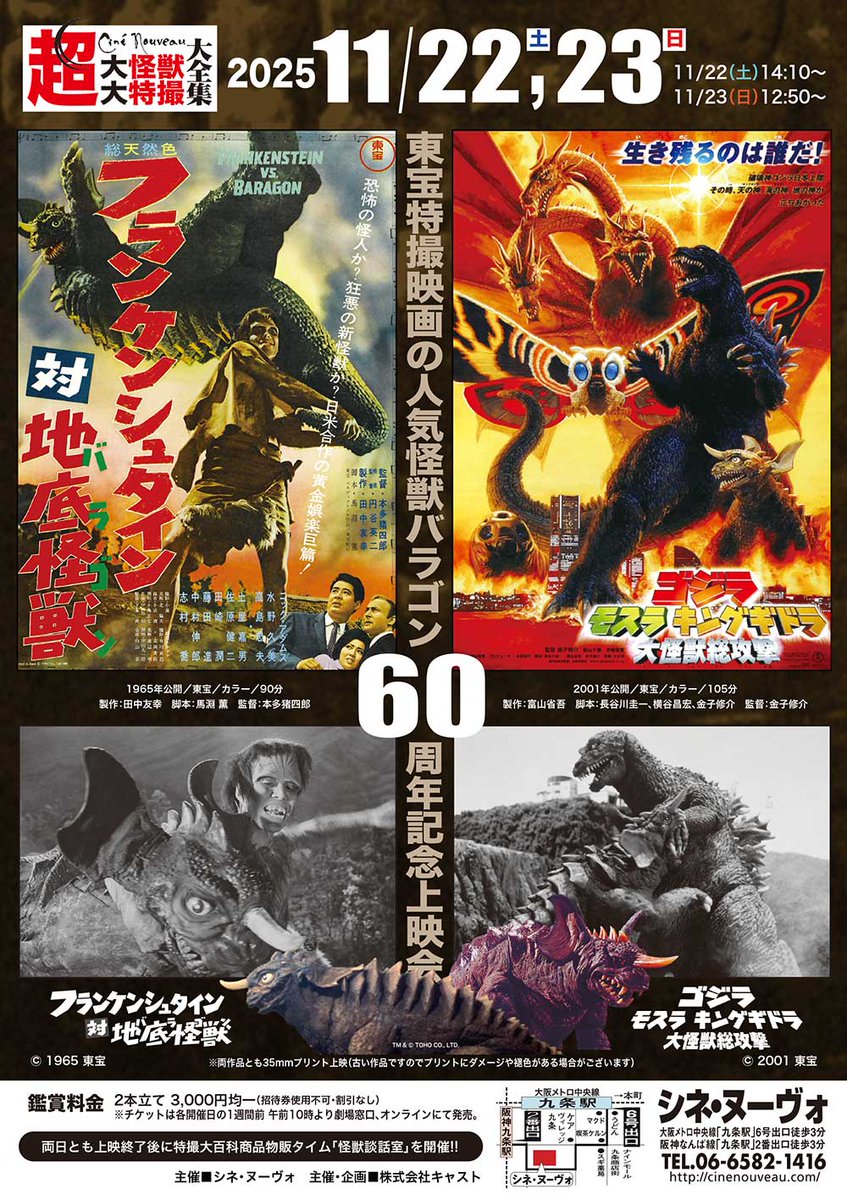 キャスト 特撮大百科 ゴジラ2000 魔獣ゴジラ 東京を襲う！ CAST
