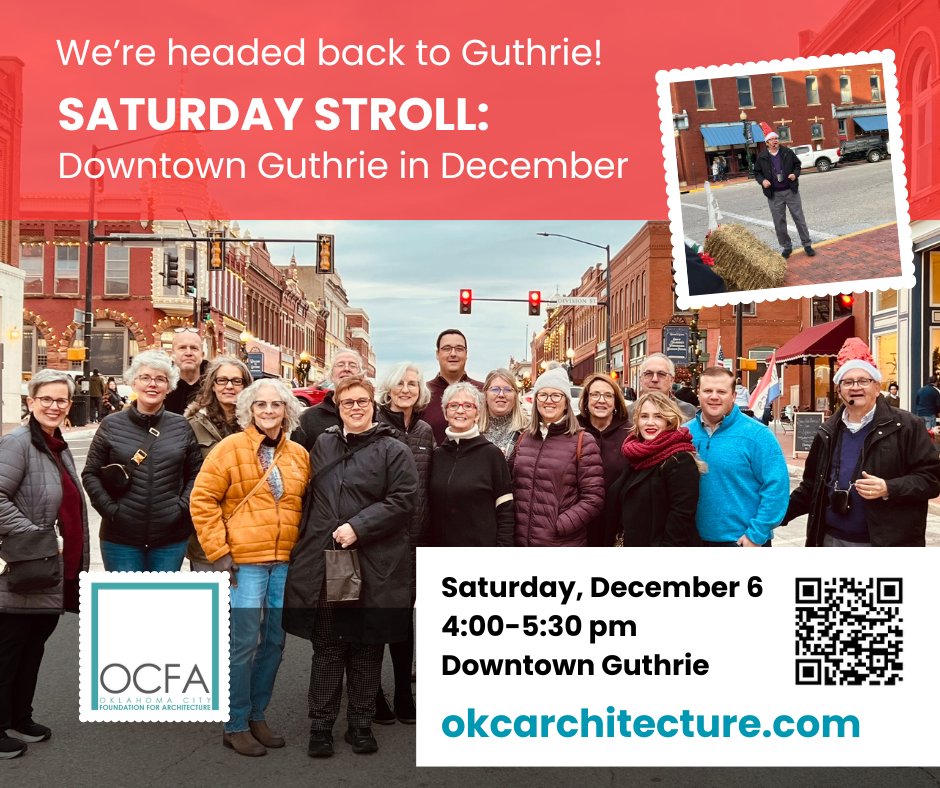 Join us in December! It's sure to be FUN! #architecture #architects #chistmas #guthrie okcarchitecture.com