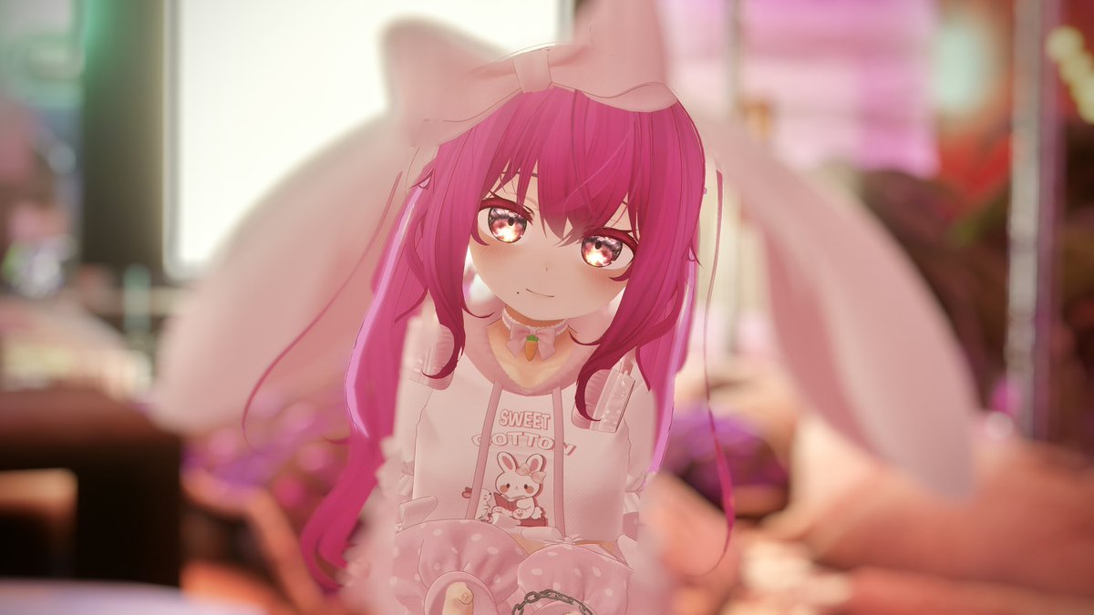 ChamuVRC's tweet image. おはちゃむ！☀️
日曜日！昨日は別ゲーのオフ会があってちょっとはしゃぎすぎたので今日はのんびりします…みんなも良い一日を！
#VRchat #桔梗3D #おちびちゃんズ #おはちゃむ