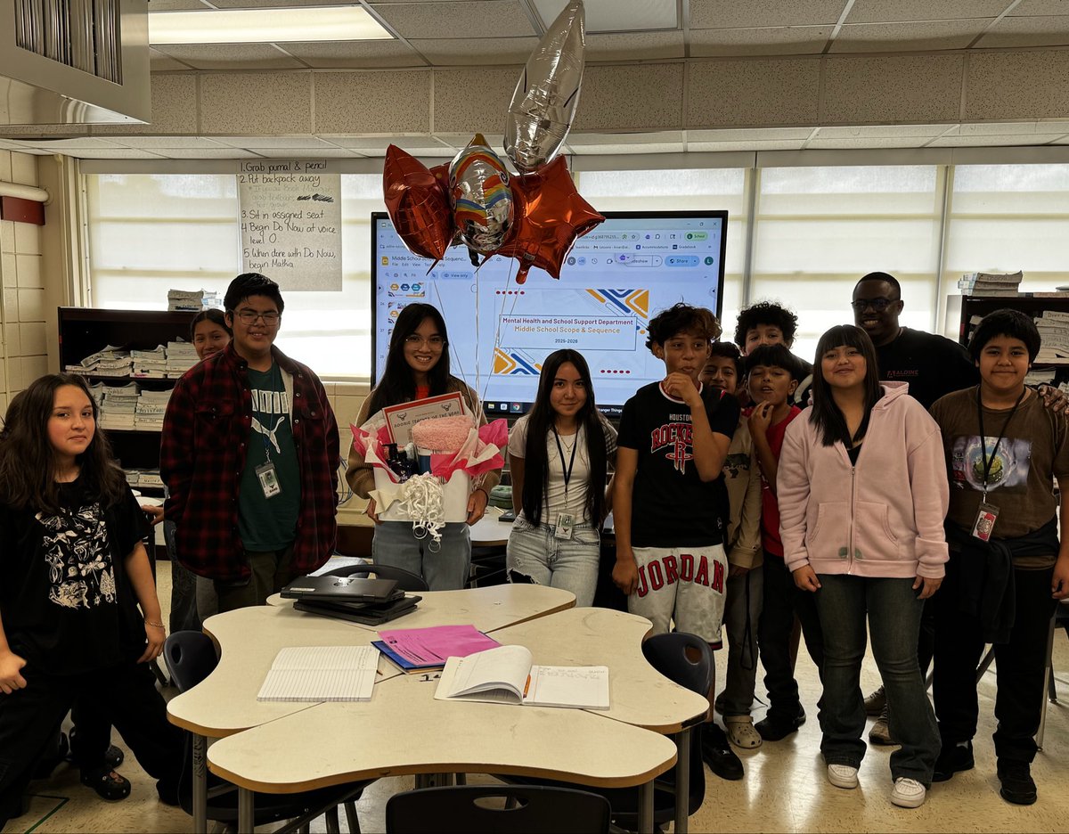 ✨📣 Drumroll, please… 🥁
We are thrilled to announce our 2025 Teacher of the Year: Ms. Thompson and our Rookie Teacher of the Year: Ms. Van! Your heart for students and passion for teaching inspire us all! Thank you for all you do! <a href="/StovallMS_AISD/">Stovall Middle_AISD</a> <a href="/AldineISD/">Aldine ISD</a> #TeacherOfTheYear