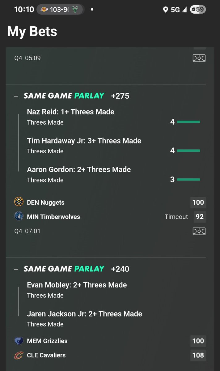 TheRealFamo's tweet photo. So tight I cashed out not trusting Myles Turner in the 4th smh https://t.co/7t0oRa055i