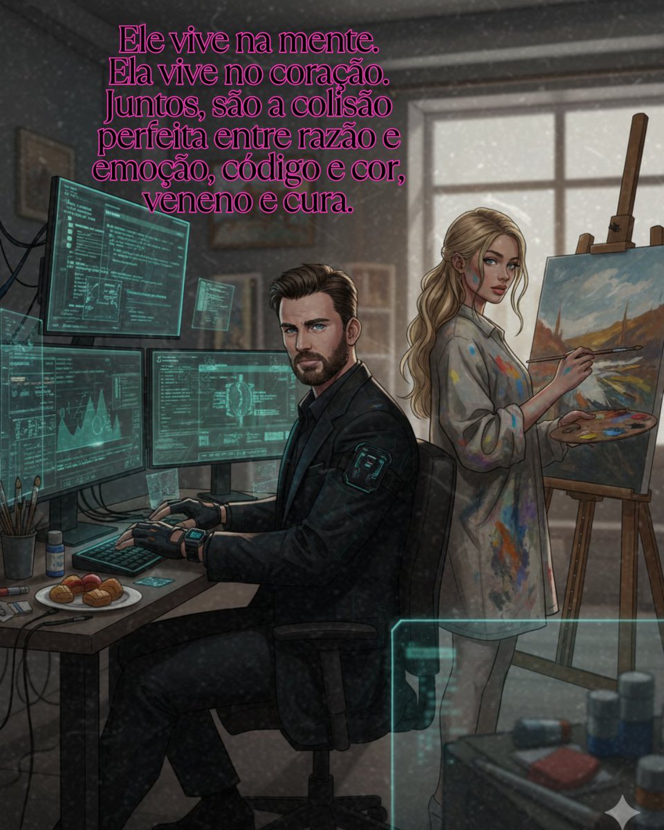 Conhecendo os personagens...

Ângelo e Chiara

O hacker da mafia... e a filha do inimigo

O beijo do veneno 
Livro 3 da trilogia Domínio Sombrio 

Disponível na titia Amazon pelo Kindle Unlimited 💜

#conhecendoosmocinhos 
#personagensprincipais 
#mafia
#darkromance 
#agegap