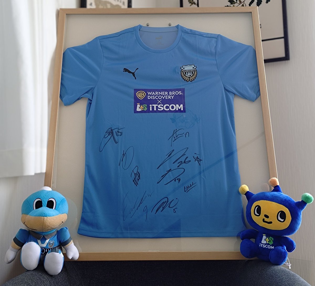 額装しさらに立派になりました! @itscom_official さま、当ててくださ