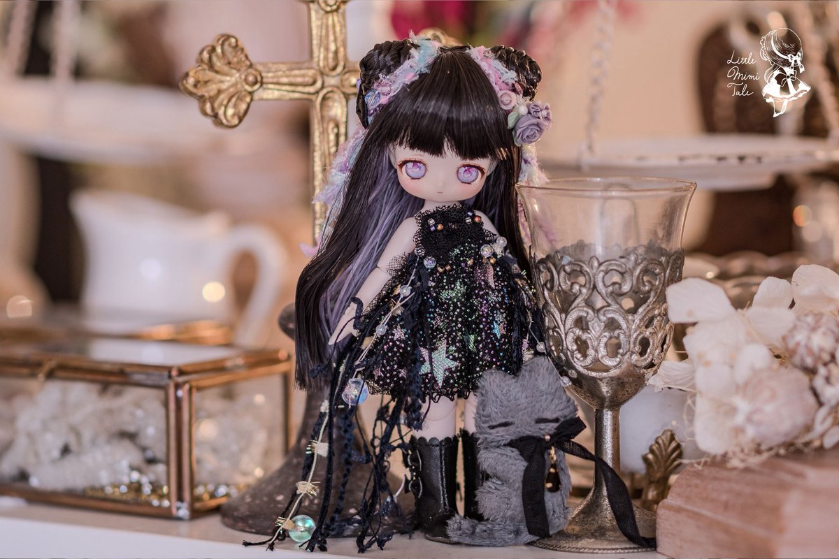 寄り添うねこちゃん🐾 #オビツ11 #mimiel_doll