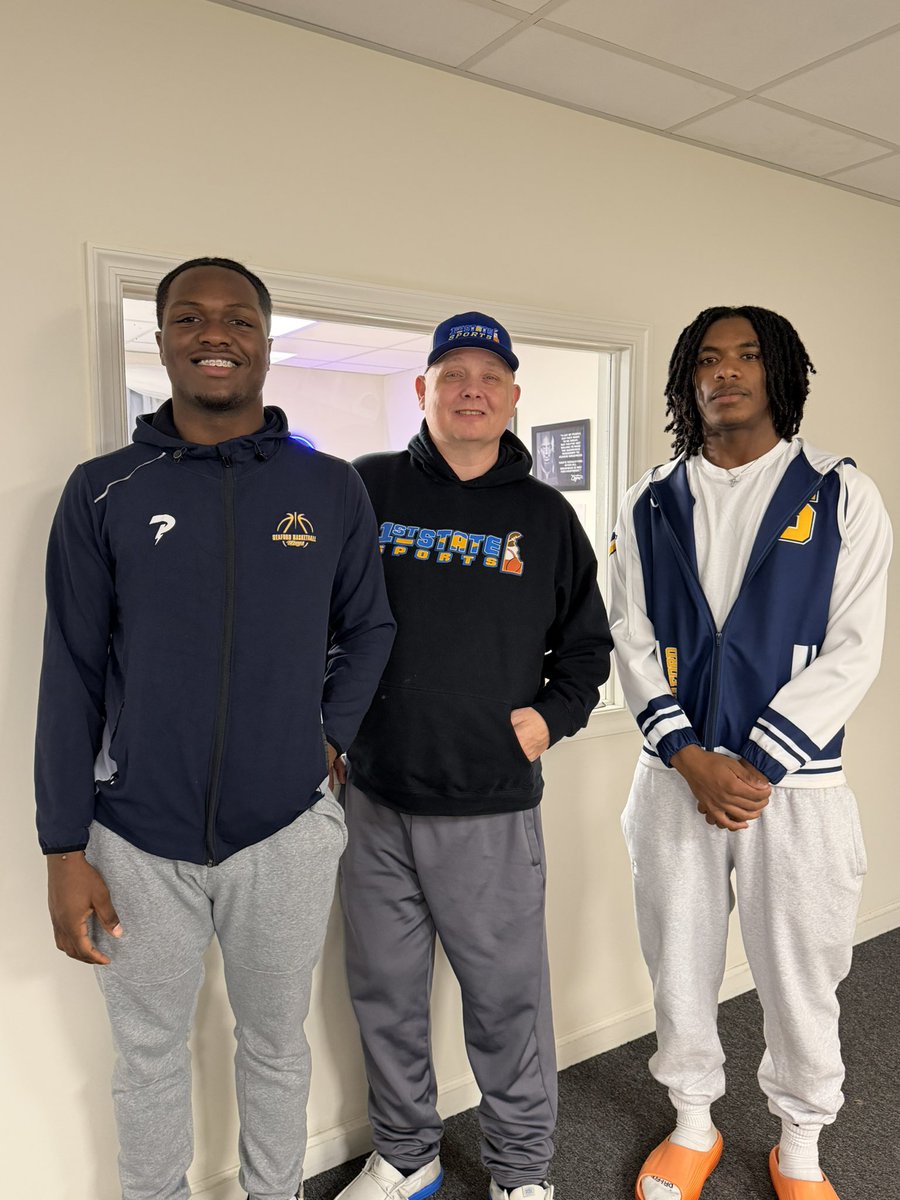 Had a great time recording the next episode of “Beyond The Box Score “. Great having Vince Evans III / Brendan West of Seaford football/basketball in the studio and Bryson Lane of Howard join virtually