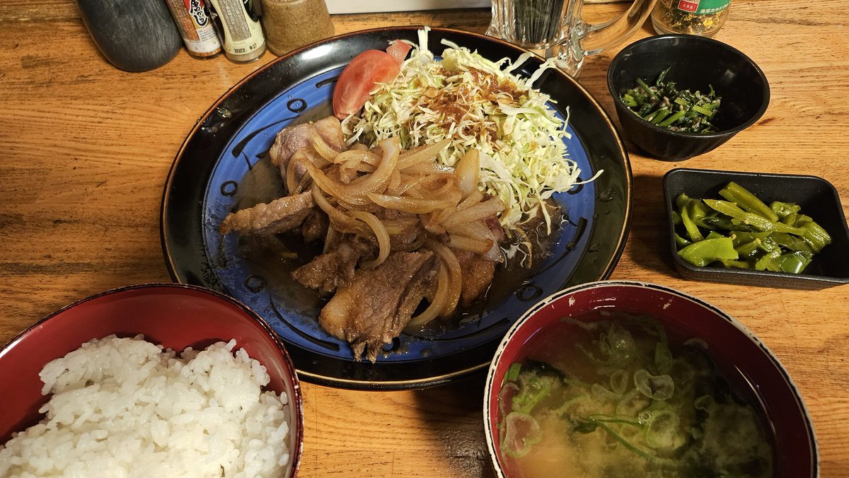 猪肉生姜焼き定食🍚