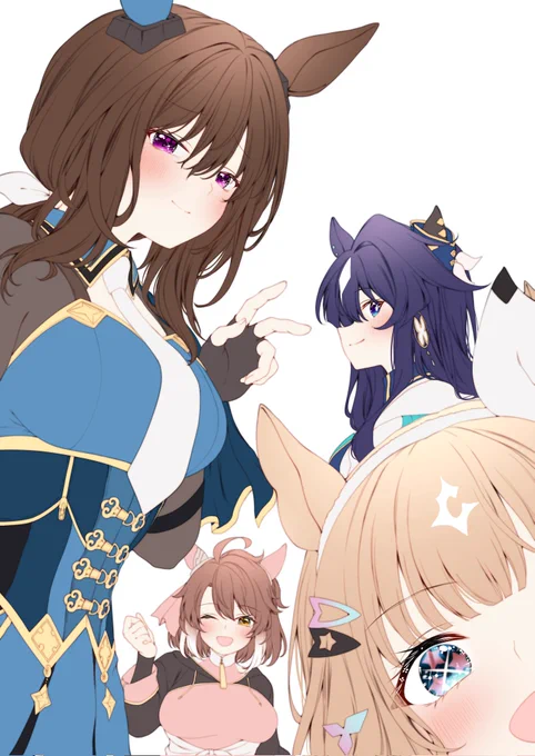 とりあえず表紙の線画と下色終わった 仕上げ頑張ります!
