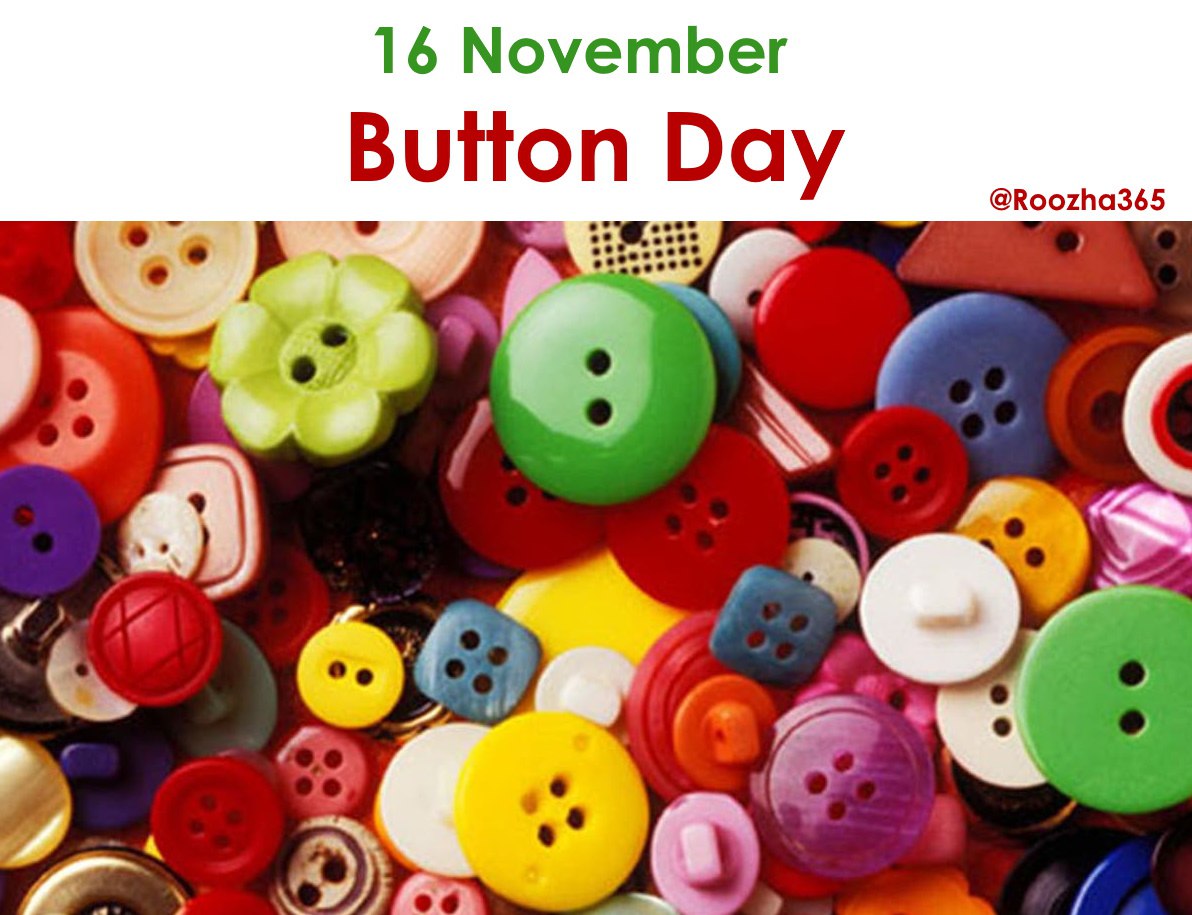 Roozha365's tweet image. ۱۶ نوامبر #روز_دکمه است. روایت است که دکمه اولین‌بار در قرن سیزدهم، در آلمان استفاده شد و تا به امروز نه تنها یکی از مهم‌ترین نکات کلیدی دنیای مد است بلکه طرفدارهای مخصوص خودش را هم دارد
#روزها
#ButtonDay
youtube.com/@Roozha365