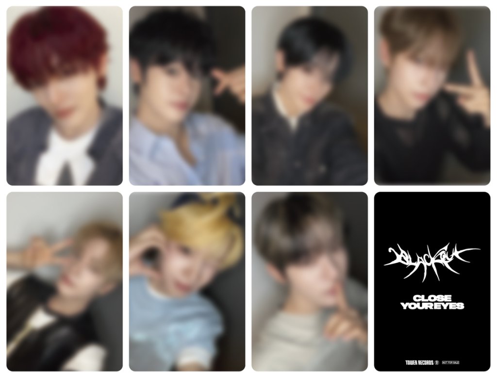 タワ渋kpop】 ／ #CLOSEYOUREYES 『#blackout』 タワレコ限定特典付き