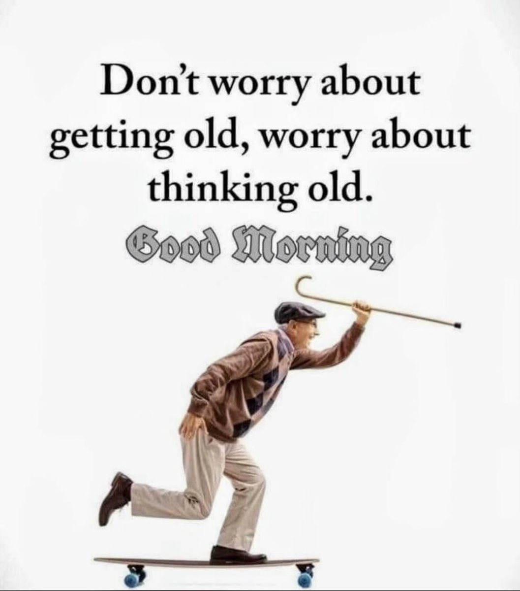 insprepositive's tweet image. Don’t worry about getting old, 
Worry about thinking old. 

#sundayvibes 
#quote