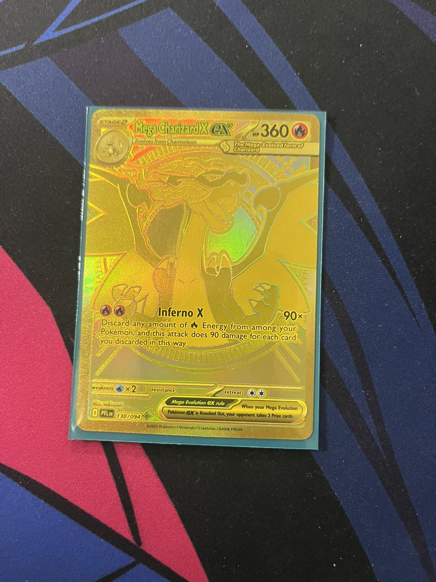 HydrangeaWM's tweet image. Got top 4 at the league cup with Copperajah ex and pulled the gold Mega Zard X. Great night