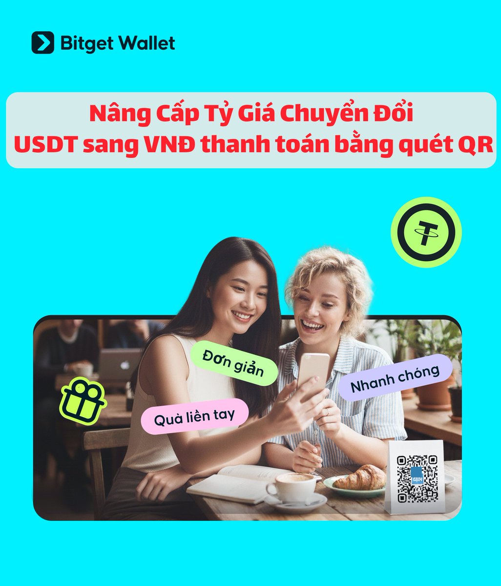 BitgetWalletVN's tweet image. 🎉 TIN NÓNG HỔI TỪ BITGET WALLET ĐÂY CẢ NHÀ ƠI! 🎉

Bitget Wallet đã mang đến một cập nhật SIÊU KHỦNG cho anh em nào thường xuyên chuyển đổi USDT sang VNĐ qua hình thức Thanh toán QR!

Từ hôm nay, tỷ giá đã được TĂNG VỌT!

🌟 Tỷ giá mới: 1 USDT = 27,310 VNĐ 🌟…