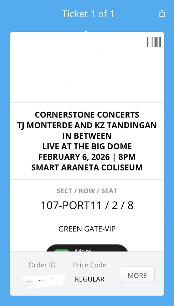 BadaLee1995's tweet photo. LFB WTS PH

Tj Monterde and Kz Tandingan 
In Between
🏷 5,650 with ticket fee

1 VIP Feb 06, 2025

Rfs: conflict of schedule. 
Can meet up in cubao for physical ticket before December. https://t.co/XX7Wb74Gkh