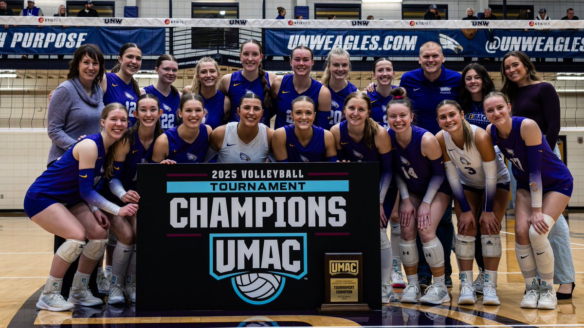 🏆 NORTHWESTERN WINS THE 2025 UMAC VOLLEYBALL TOURNAMENT CHAMPIONSHIP!