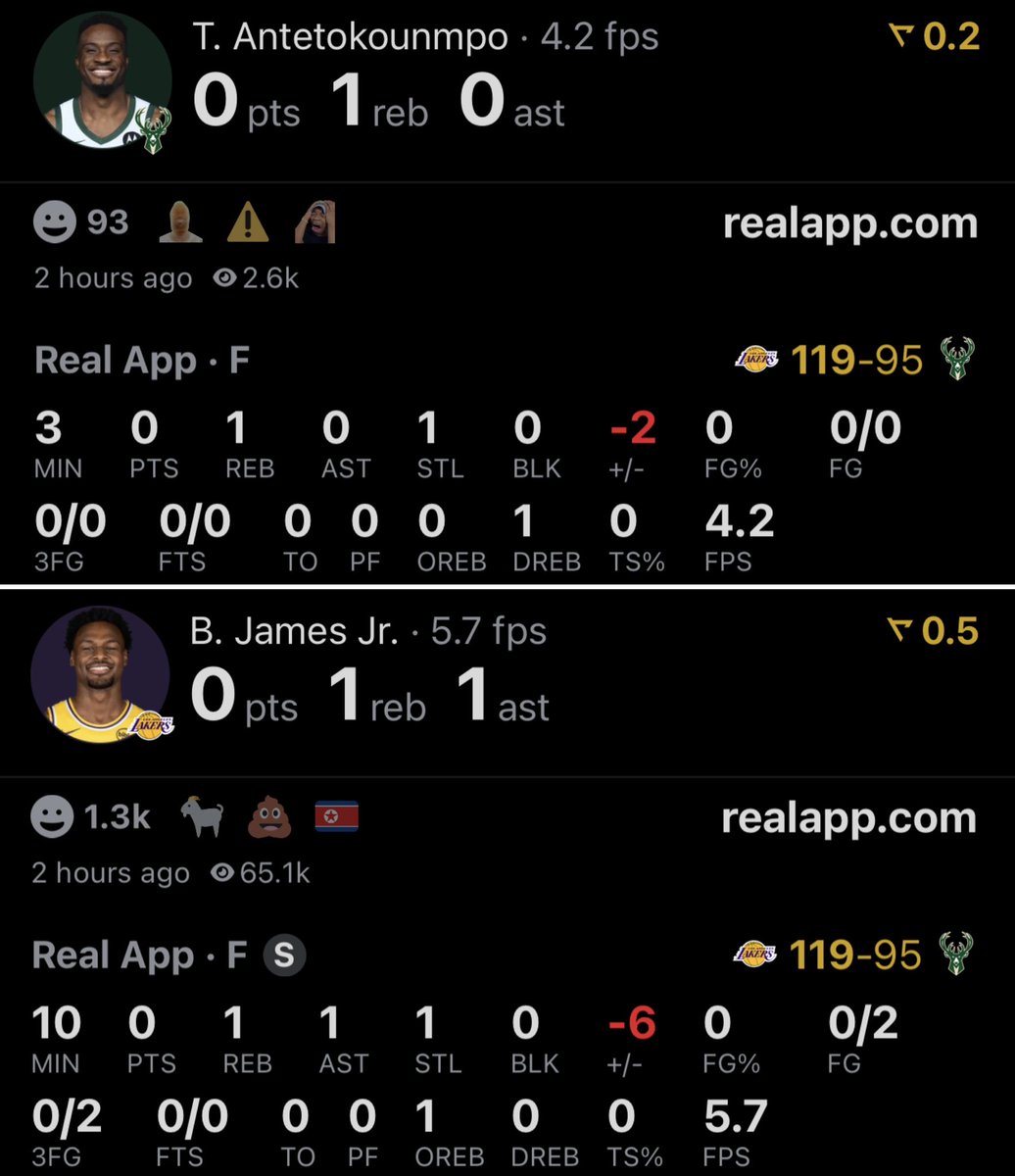 HaterReport_'s tweet image. Thanasis vs Bronny 

They said that 2 legends could not coexist